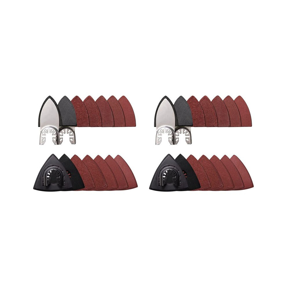 208Pcs Oscillating Tool Detail Sanding Pads, 4Pcs Triangle Sanding Pads And 4Pcs Finger Sanding Pad, 200Pcs Sandpaper 4714183773557