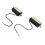 2 Set Elgitarr Humbucker Pickup Bridge Alnico V Pickup Gitarr Pickup Bridge 3