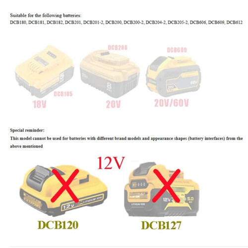 18 Beads LED Work Light Torch Flashlight Lantern Camping Emergency Lighting for  18V 20V Li-Ion Battery DCB183 1