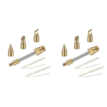 2X 510 Interface Soldering Iron Tip USB Soldering Iron Tip Welding Tool 15W Cutter Horseshoe Shape Welding Tools