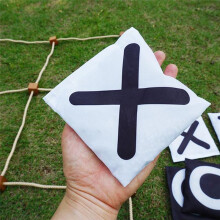 Tic -Tac -Toe Outdoor Game Instant Setup, No Assembly Bean-Bag Toss Games Set, -Yard Games for Adults