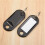 400 Pcs Key ID Label Tags Split Ring Keyring Keychain Black 6