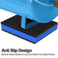 4Pcs Anti Vibration Pads 4x4x7/8Inch Sound Isolation Ribbed Rubber Mats with EVA Center, Vibration Isolation Pads