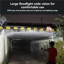 2X Portable LED Keychain Flashlight Rechargeable Work Light Outdoor Camping Light Pocket Wrench Screwdriver