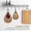 9X Hanging Fruit Basket ForKitchen, Hanging Wall Fruit Vegetable Baskets, Handwoven Decorative Hanging Kitchen Baskets 5