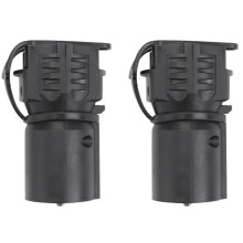 2X Trailer Light Adapter 7-Pin Round to 4-Pin 5-Pin Flat Trailer Plug Trailer Power Connector for RV Boat Camping Travel