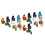 Fingerplockar, Medium, Platta Tumpetare, Celluloidgitarr Fingerplockar (48 Delar Pekfingerval) 2