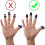 Fingerplockar, Medium, Platta Tumpetare, Celluloidgitarr Fingerplockar (48 Delar Pekfingerval) 3