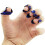 Fingerplockar, Medium, Platta Tumpetare, Celluloidgitarr Fingerplockar (48 Delar Pekfingerval) 4
