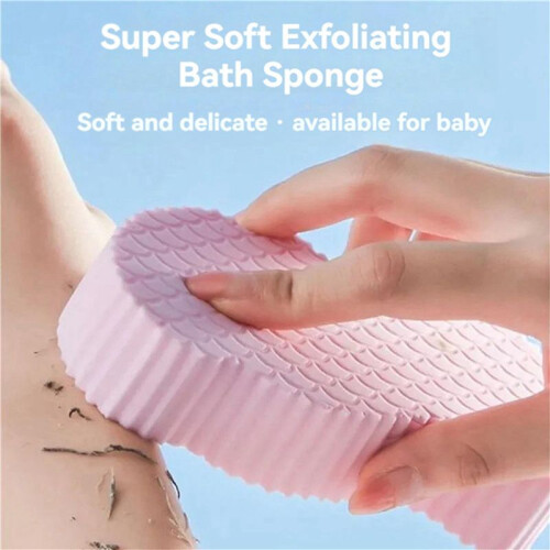 8X Magic Exfoliating Bath Sponge, Extra Soft Exfoliating Bath Sponge, Removes Dead Skin, Reusable 2
