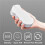 8X Magic Exfoliating Bath Sponge, Extra Soft Exfoliating Bath Sponge, Removes Dead Skin, Reusable 6