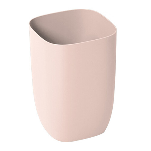 Badezimmer MüLl Eimer Kleine BüRo Eimer Kunststoff Altpapier MüLl Eimer Moderner MüLl Eimer für Badezimmer Schlafzimmer und Wohnzimmer Rosa