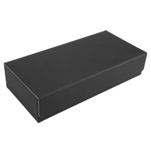 2X Super Hive 550+ Monocolor Cards Deck Box Leather Board Games Cards Deck Case for Trading Card Games TCG Black
