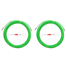 2pcs 10M 33Ft Fish Tape Cable Puller Kit 4.5Mm PET Electrical Cable Puller Through Wall Wire Guide Device Threader