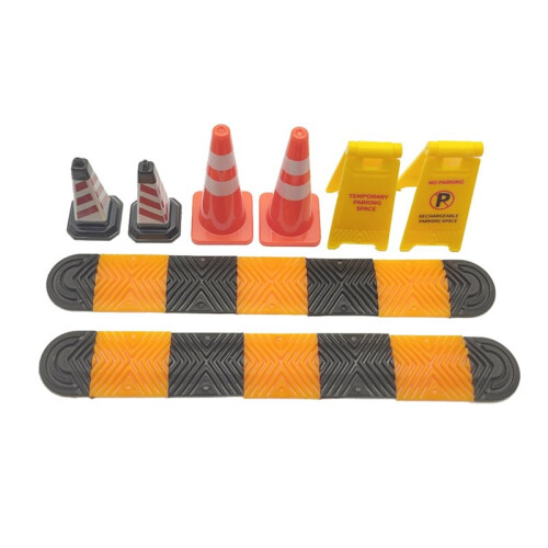 3Pcs 1:18 Simulation Deceleration Belt/Speed Bump/Speed Hump Scene Accessories 1/18 Car Model Underground Parking 1