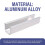 24pcs Solar Panel Bracket Aluminum PV Rail Fastening Module Trapezoidal Roof Mount Solar Rail End 5