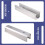 24pcs Solar Panel Bracket Aluminum PV Rail Fastening Module Trapezoidal Roof Mount Solar Rail End 9