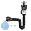 2X Deodorant Downpipe, Drain Pipe, Wash Basin Accessories, Leak Proof, Bathroom Sink Drain Kit 2