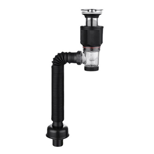 2X Deodorant Downpipe, Drain Pipe, Wash Basin Accessories, Leak Proof, Bathroom Sink Drain Kit 2