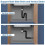 2X Deodorant Downpipe, Drain Pipe, Wash Basin Accessories, Leak Proof, Bathroom Sink Drain Kit 5