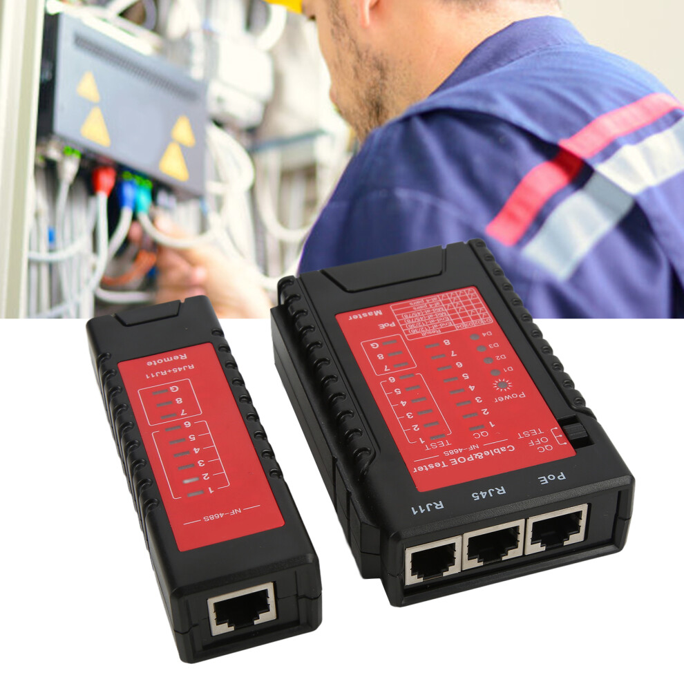 Nfâ468S Net Cable Tester With Poe & Voltage Detection, Up To 2000M 8791390573909
