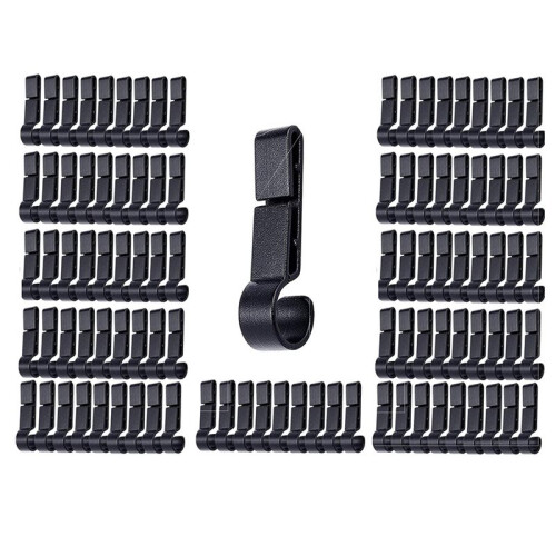 200Pcs Helmet Clips for  Light Lamp,Hard Hat Accessories, Light Hook, Hard Hat Light Clips, Light Lamp Clips 1