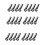 200Pcs Helmet Clips for  Light Lamp,Hard Hat Accessories, Light Hook, Hard Hat Light Clips, Light Lamp Clips 6