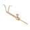 5X Brass Violin Luthier Tools Kit Violin Sound Post Set Sound Post Installation Tool,Violin Making Repair Tools 6