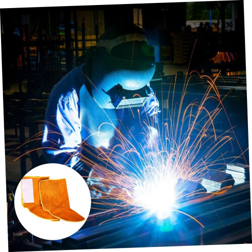 Durable Non Slip Welding Shoe Covers with Spark Resistant Protective Outer Layer for Metalwork 2