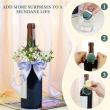 36 Pcs Round Floral Foam Holder,Green Dry and Wet Florist Flower Block Arrangement Supplies for Wine Bottle