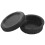 Black Plastic Camera Body Cover + Rear Lens Cap for  Digital SLR 8