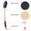2X Back Lotion Applicator with Long Handle and 2 Replaceable Pads, Ideal for Young People and the Elderly-Black. 3