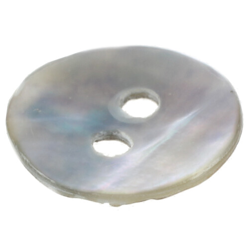 100 x 10 mm Pearl Mussels Round Buttons 2