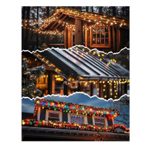 100 Peças Clipes de Calha para Pendurar Luzes Externas Clipes de Luz de Natal para Luzes de Corda Externas Clipes de Calha À Prova de Intempéries