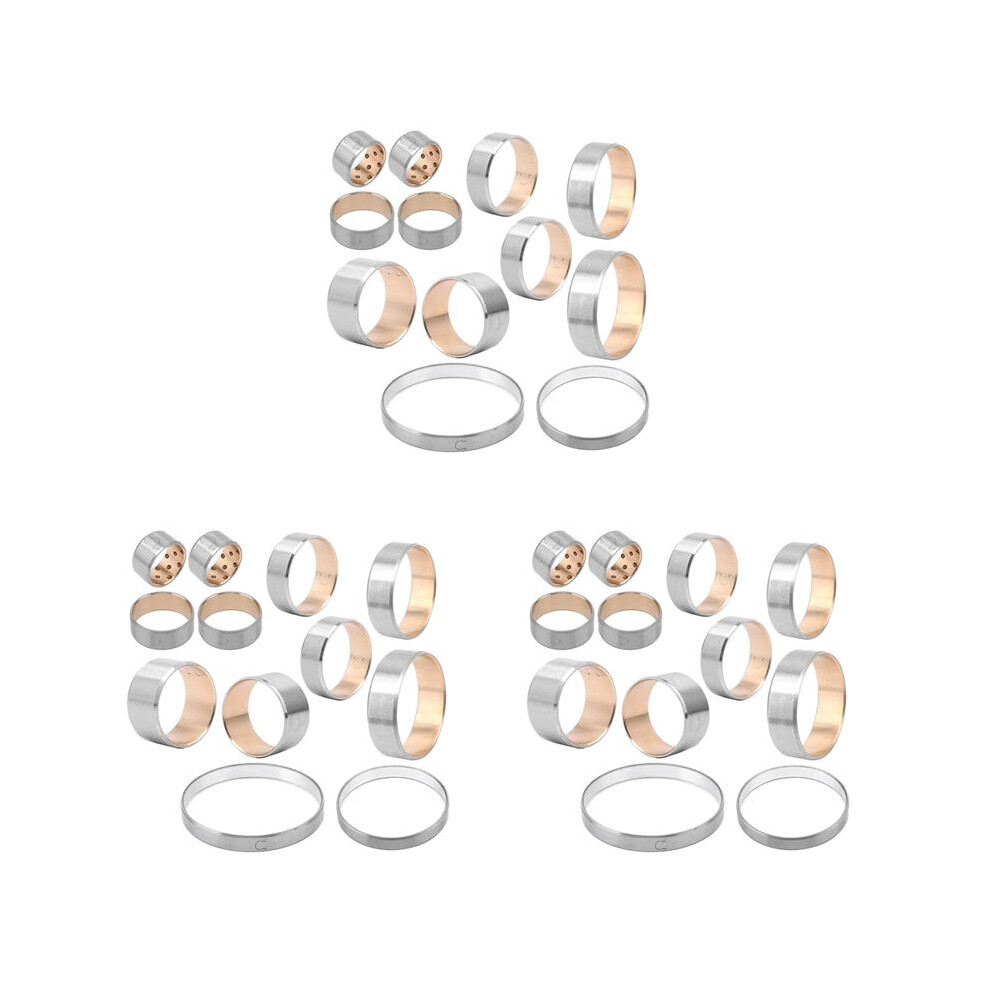 New Zf6hp26 Zf6hp28 6R80 Auto Gearbox Transmission Bushing Repair Kit 36Pcs For 6Hp26, 6Hp28 Silver 4711456679448