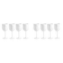 8 Copas de Vino Legant E Irrompibles, Copas de Vino de Plástico, Copas de Vino Muy Irrompibles