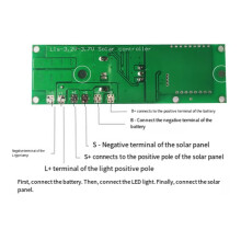 3X Panneau de Commande Automatique avec Télécommande, Panneau de Commande LED Solaire Multifonction, Pratique, Induction Du Corps Humain