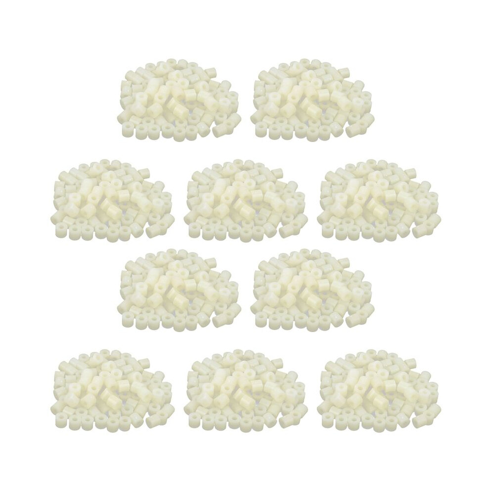 Plastic Cylinder Spacer Washer 7Mm X 3.2Mm X 6Mm 1000 Pcs Ivory 6032586307765