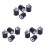 12Pcs M4 Outside Inside Anti Vibration Rubber Buffer Insulator Attachment 15mmx15mm 1