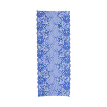 Blue Nylon Lace Ribbon 19cm x 10 Yards, Elastic & Safe