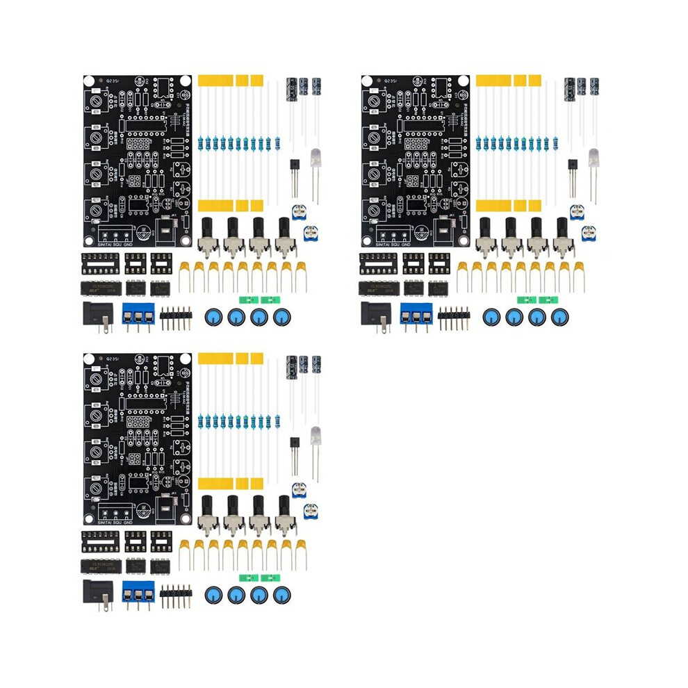 3X Icl8038 Function Signal Generator Module Sine Square Triangle Signal Generators Diy Welding Practice Kit Without Case 4711414759915
