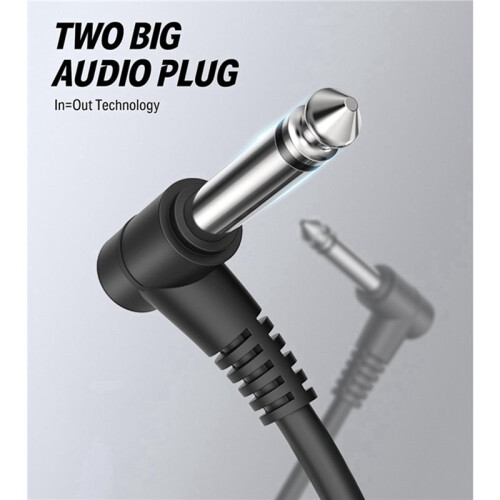 Guitar Patch Cable Guitar Effect Pedal Cables,Black 12 Pack 15cm 2