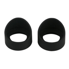Rubber Eyepiece Guards 34mm Oblique Eye Shields for Binocular Microscope Blocks Stray Light