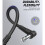 Guitar Patch Cable Guitar Effect Pedal Cables,Black 12 Pack 15cm 6