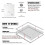 2X Adjustable Window Screen Replacement Kit with Zipper Opening,Keep Mosquitoes Out,Insect Protection  for Household 3