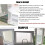 2X Adjustable Window Screen Replacement Kit with Zipper Opening,Keep Mosquitoes Out,Insect Protection  for Household 7