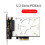 2X Scheda Riser U.2 da SSD A PCIE4.0 Scheda di Espansione PCI Express 4.0 X4 X8 X16 SFF-8639 per Windows8/10/Linux 1