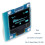 2X I2C OLED Display 0,96 Polegadas IIC Serial LCD LED Módulo SSD1306 128 64 para  com 80 Pcs Dupont Wire 4