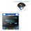 2X I2C OLED Display 0,96 Polegadas IIC Serial LCD LED Módulo SSD1306 128 64 para  com 80 Pcs Dupont Wire 5