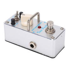 Silver Overdrive Analogue Effect Pedal with Boost & Normal Modes